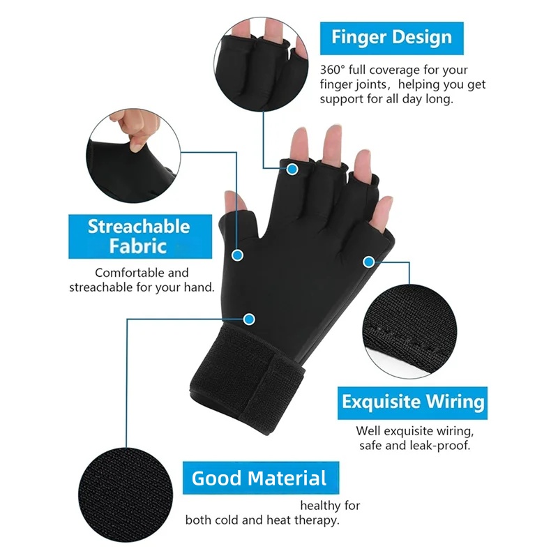 1pc Cold and Hot Compress Glov - Wrist Rest Gel avis et prix